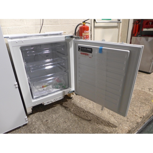 3257 - AEG Frost Free Built Under Freezer (H815xW596xD550) - model no.:- ABE682F1NF, original RRP £482.5 in... 