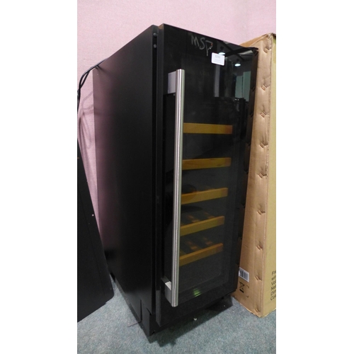 3293 - Freestanding CDA 30cm black under counter wine cooler - model:- fwc303BL