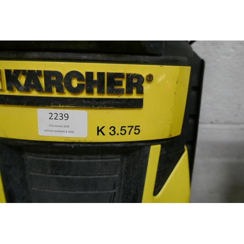 2239 - A Karcher K3.575 jet wash