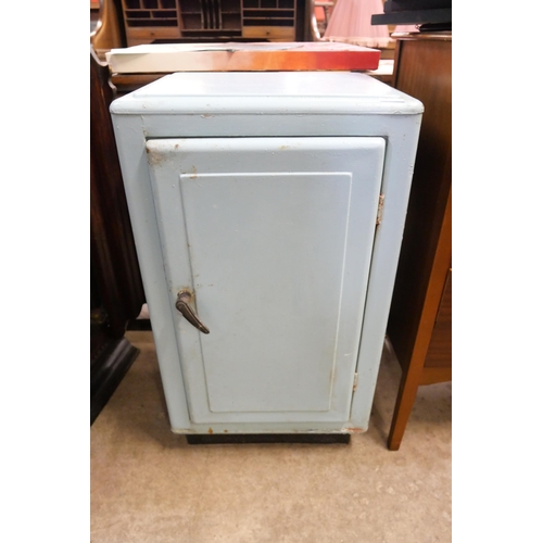 182 - A painted metal meat safe