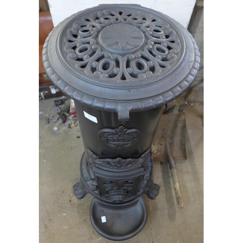 211 - A French Godin cast iron stove