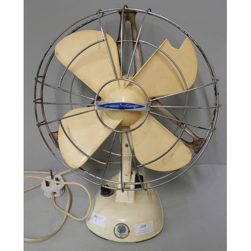 268 - A San Giorgio desk fan