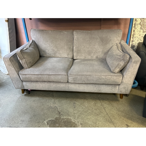 1550 - A Barker and Stonehouse Rene Grey upholstered three seater sofa, some marks, RRP £1499