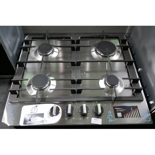 3031 - Bosch Gas 4 Burner Hob With Flameselect (Bent Frame/Edge) (H45xW582xD520) (model no. PCP6A5B90) orig... 