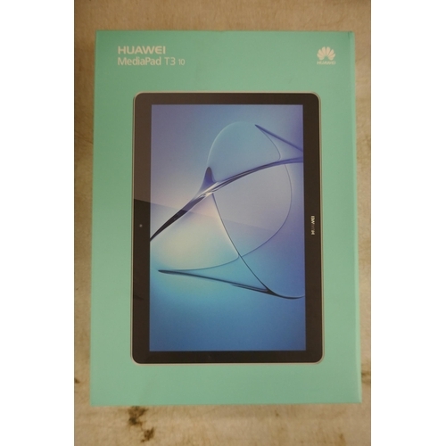 2121B - A Huawei Mediapad T3-10 10 inch tablet computer boxed