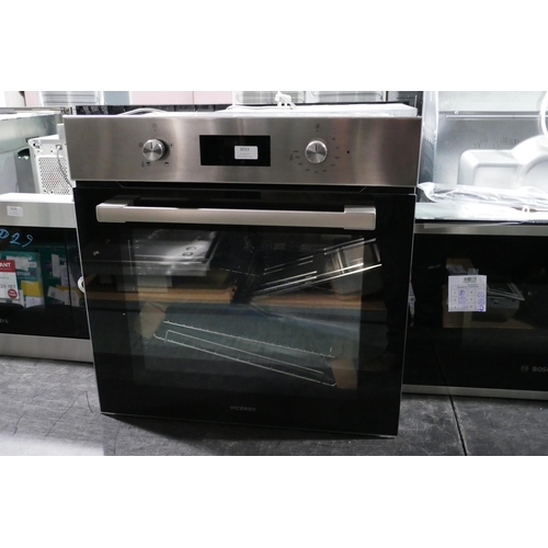 3033 - Viceroy Single Stainless Steel Oven (H595xW595xD547) (model no. WROV60SS) original RRP £315.84 inc. ... 