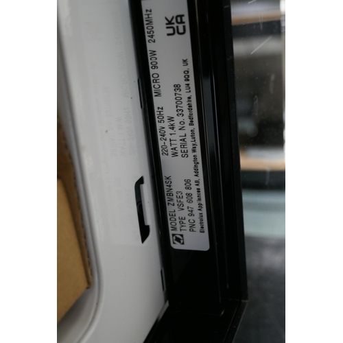 3038 - Zanussi Integrated Microwave (Cracked Frame/Edge) (H459xW594xD404) (model no. ZMBN4SK) original RRP ... 