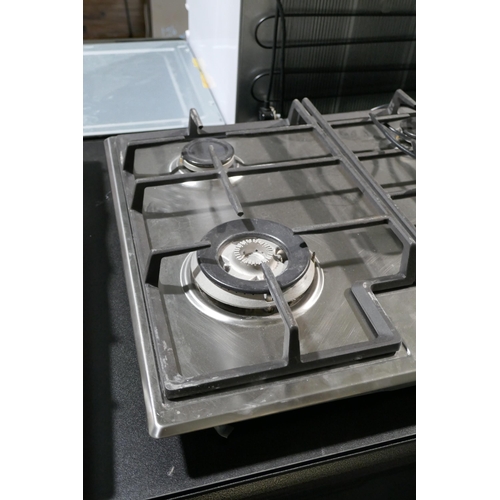 3040 - Zanussi 4-Zone Gas Hob (H40xW595xD510)  (model no. ZGNN645X) original RRP £165.83 inc. VAT (422-68) ... 