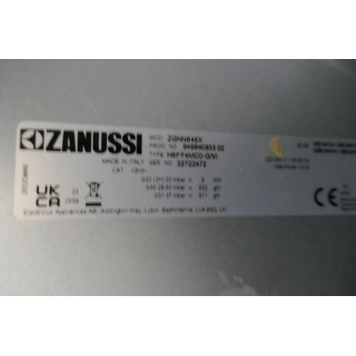 3040 - Zanussi 4-Zone Gas Hob (H40xW595xD510)  (model no. ZGNN645X) original RRP £165.83 inc. VAT (422-68) ... 