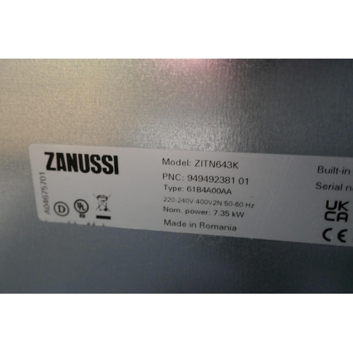 3042 - Zanussi 4-Zone Induction Hob (H44xW590xD520) (model no. ZITN643K) original RRP £249.17 inc. VAT (422... 