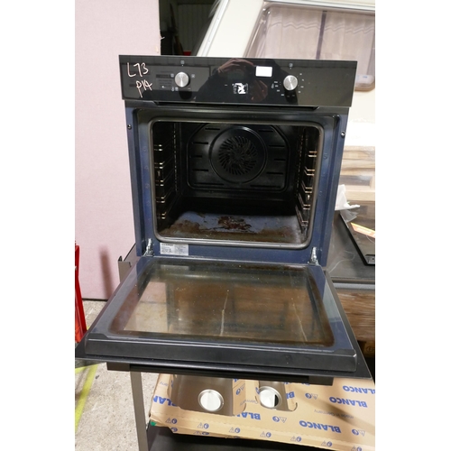 3052 - Viceroy Built-In Oven (Model No. WROV60BK) Missing Shelves - H595xW595xD575, Original RRP £315.84 in... 