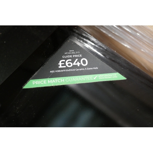 3053 - AEG Ceramic 5 Zone Hob (model no. HK955070FB) original RRP £640 inc. VAT (422-100) * This lot is sub... 