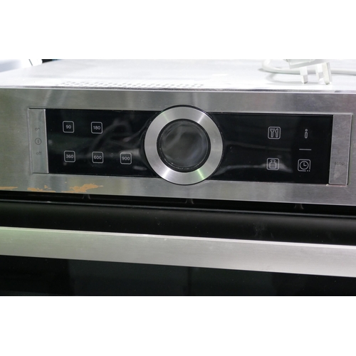 3063 - Bosch Series 8 Microwave (Missing Shelves) (H455xW595xD545)  (model no. CFA634GS1B) original RRP £63... 