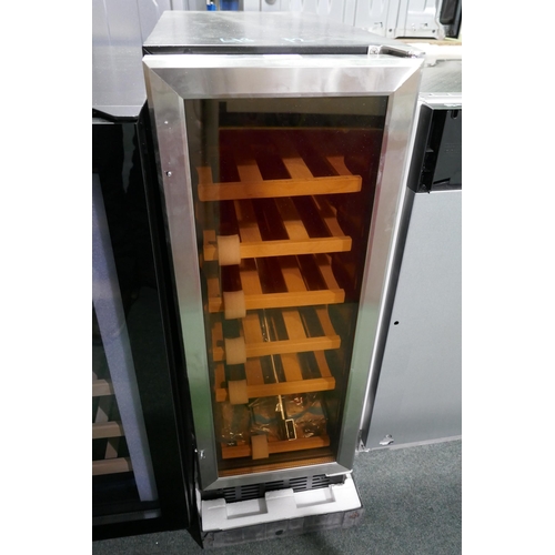 3071 - Viceroy Under Counter 30CM Wine Cooler (H870xW295xD570) - model no.:- WRWC30SSED, original RRP £332.... 