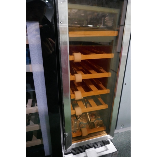 3071 - Viceroy Under Counter 30CM Wine Cooler (H870xW295xD570) - model no.:- WRWC30SSED, original RRP £332.... 