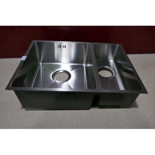 3078 - Idro Stainless Steel RHD 1.5 Sink With metal Frame - original RRP £1150 inc. VAT (422-34) * This lot... 