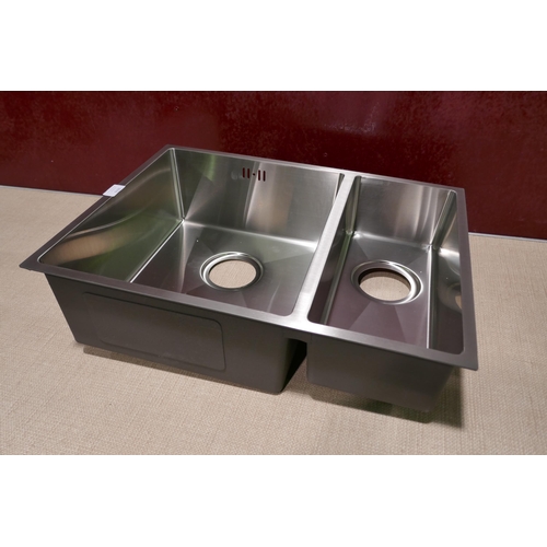 3078 - Idro Stainless Steel RHD 1.5 Sink With metal Frame - original RRP £1150 inc. VAT (422-34) * This lot... 