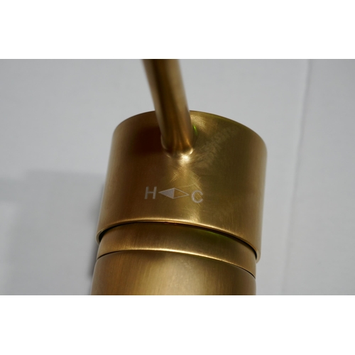 3085 - Fontus brushed gold mixer tap (422-195) *This lot is subject to VAT