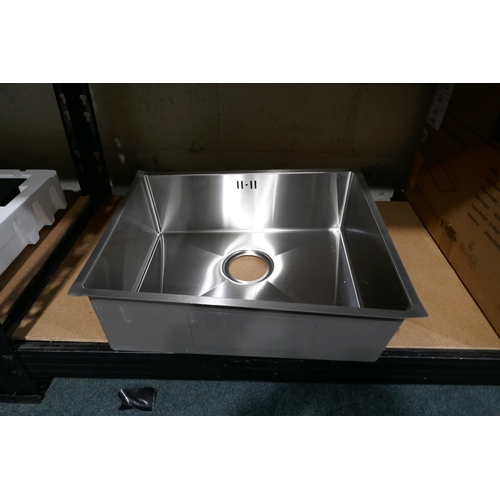 3117 - Composite under-mount Sink With Metal Frame , original RRP £100 inc. VAT (4194-118) *This lot is sub... 