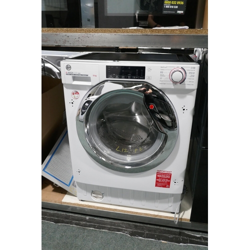 3165 - Hoover Integrated H-Wash 300 Pro Washing Machine (9kg) (H820xW600xD525) - model no.:- HBWOS 69TMCE, ... 