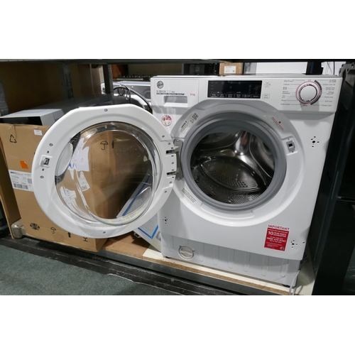 3165 - Hoover Integrated H-Wash 300 Pro Washing Machine (9kg) (H820xW600xD525) - model no.:- HBWOS 69TMCE, ... 