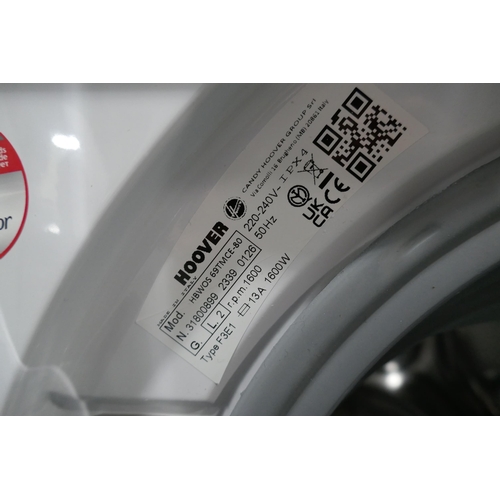 3165 - Hoover Integrated H-Wash 300 Pro Washing Machine (9kg) (H820xW600xD525) - model no.:- HBWOS 69TMCE, ... 