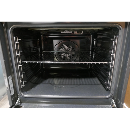 3172 - Zanussi Single Multifunction Oven - Black - Only One Shelf (H589xW594xD568), original RRP £265.83 in... 