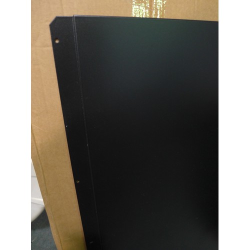 3294 - Universal black metal splashback (110cm) - model: UNBSP110BL