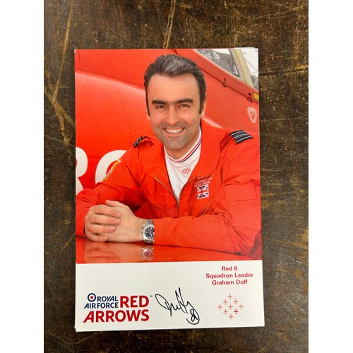 2098 - A digital radio and an unused espresso maker and 10 signed Red Arrow fact cards