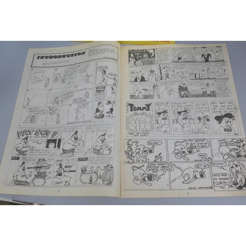 621 - A copy (reprint) of the first Viz comic, The Bumper Monster Christmas Special and issue no. 55