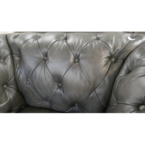 1567 - Allington leather Chair - Grey     , Original RRP  £958.33 + vat (4194-6)     * This lot is subject ... 