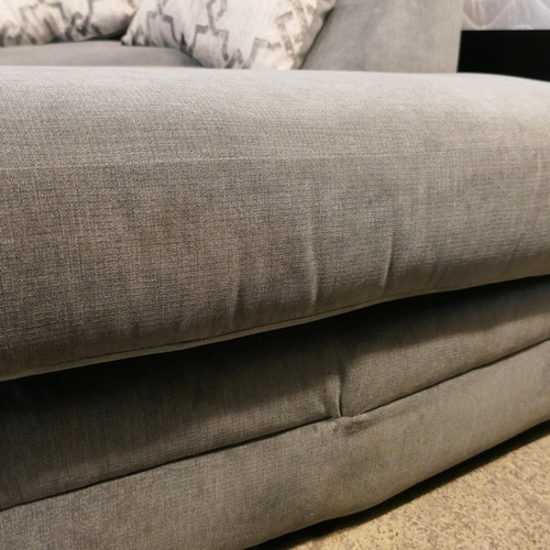 1519 - Grey compact corner sofa