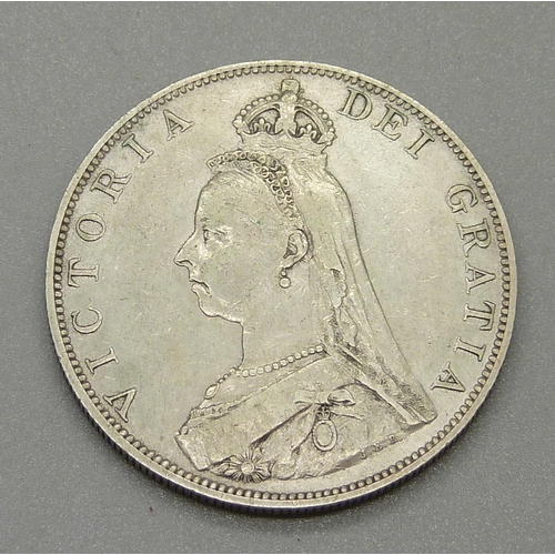 1017 - An 1887 double florin