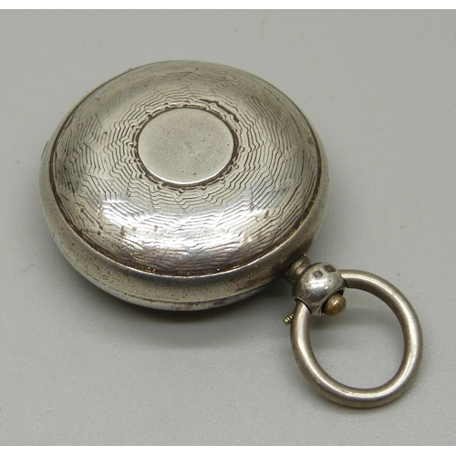 1025 - A silver sovereign holder, Birmingham 1902