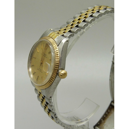 1034 - A Tudor Prince Oysterdate rotor self-winding bi-metal date wristwatch