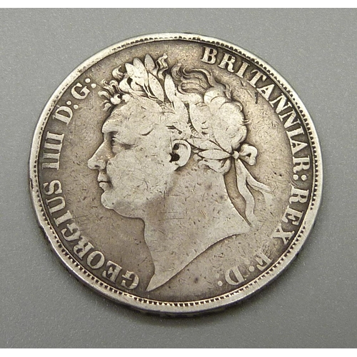 1045 - An 1822 Georgian crown