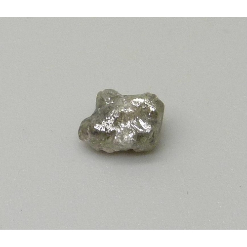 1105 - A rough/uncut diamond, 1.12ct