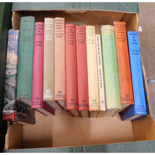 1156 - Children's books, including twelve Biggles books, Enid Blyton, etc. **PLEASE NOTE THIS LOT IS NOT EL... 