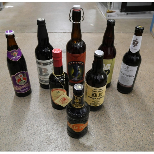 1162 - Eight bottles of stout, ale, ginger beer, etc. **PLEASE NOTE THIS LOT IS NOT ELIGIBLE FOR POSTING AN... 