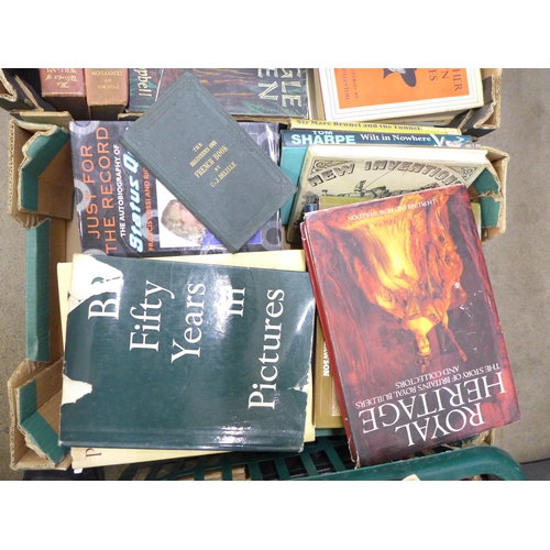 1173 - Four boxes of books; Dickens collection, Firearms Encyclopedia, History and novels **PLEASE NOTE THI... 