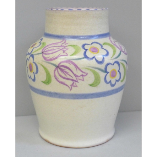 605 - A Poole pottery vase, 15.5cm