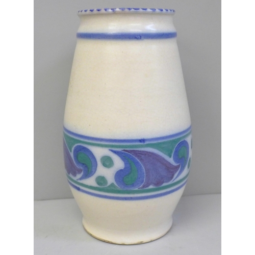 606 - A Poole pottery vase, 19cm