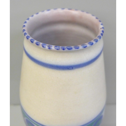606 - A Poole pottery vase, 19cm