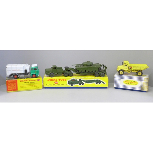 636 - Dinky Toys die-cast model vehicles, 660, 965 and 978