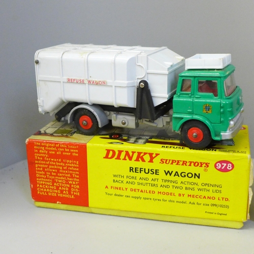 636 - Dinky Toys die-cast model vehicles, 660, 965 and 978