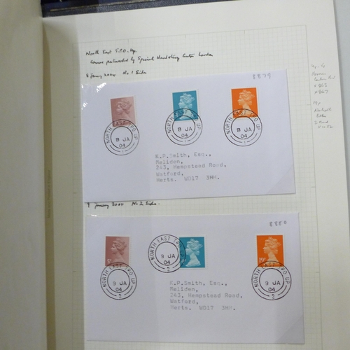 728 - Railway postmarks, a collection of covers mainly Queen Elizabeth II but some earlier, well annotated... 