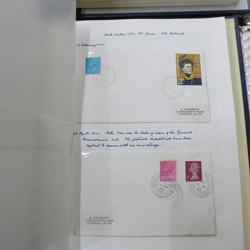 728 - Railway postmarks, a collection of covers mainly Queen Elizabeth II but some earlier, well annotated... 