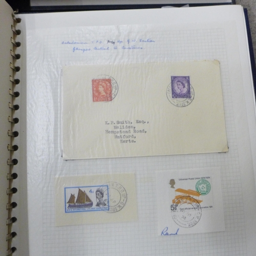 728 - Railway postmarks, a collection of covers mainly Queen Elizabeth II but some earlier, well annotated... 