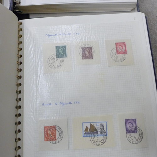 728 - Railway postmarks, a collection of covers mainly Queen Elizabeth II but some earlier, well annotated... 