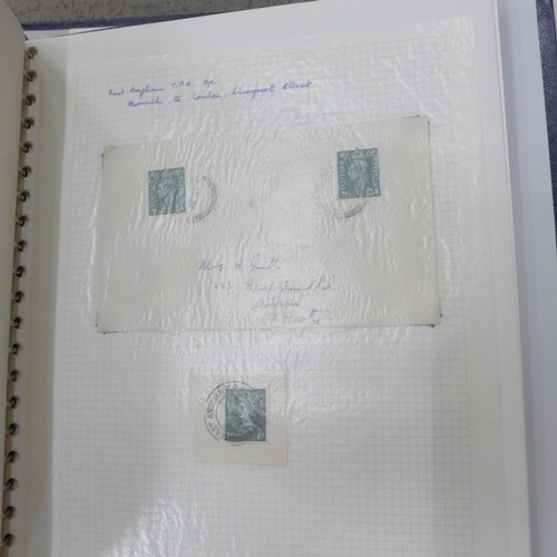 728 - Railway postmarks, a collection of covers mainly Queen Elizabeth II but some earlier, well annotated... 